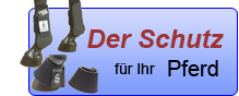 Schutz für Ihr Pferd! Garmaschen und Hufglocken.